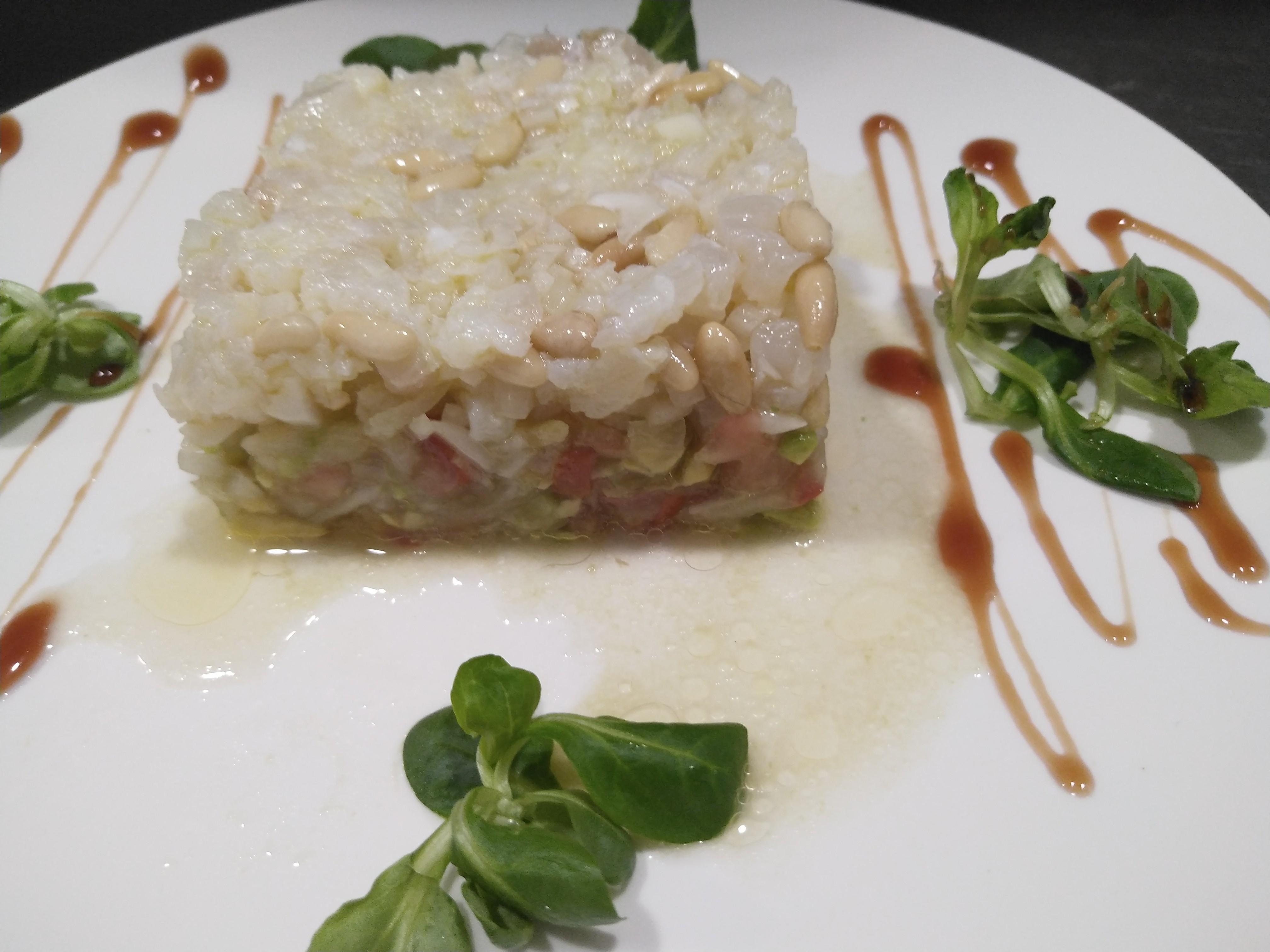 Tartar de bacalao